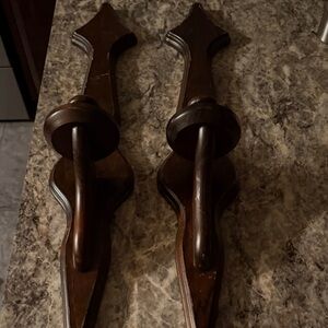 🌞Vintage wood candle wall holders